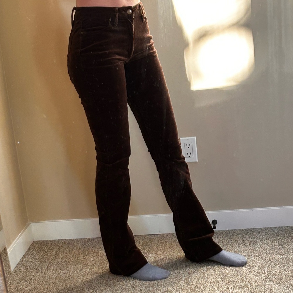 Tall long length 25x35 Brown Corduroy Pants